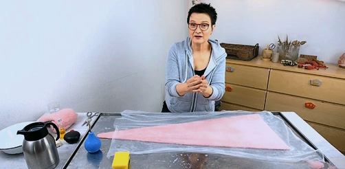Online Videokurs Schultüten filzen lernen Online Videokurs Schultüten filzen lernen mit Doris Niestroj